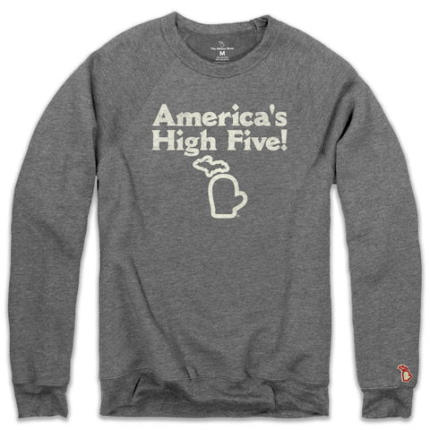 AMERICA'S HIGH FIVE FLEECE SWEATSHIRT (UNISEX)