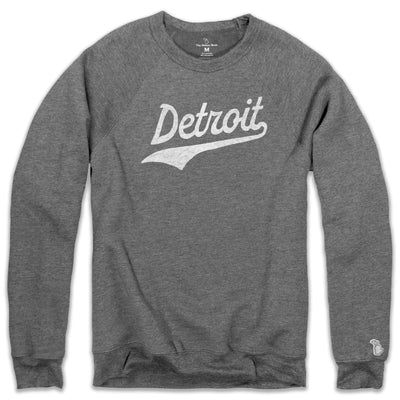 DETROIT SCRIPT FLEECE SWEATSHIRT (UNISEX)