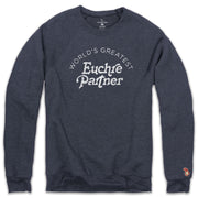 EUCHRE - GREATEST PARTNER FLEECE SWEATSHIRT (UNISEX)