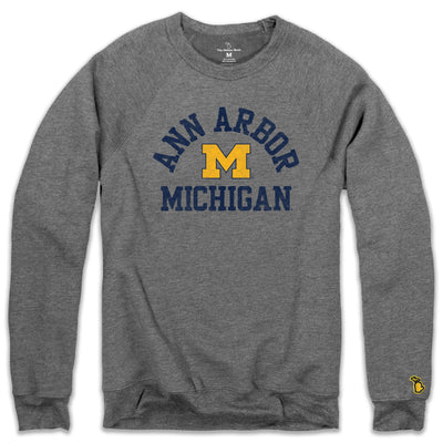 UofM - ANN ARBOR FLEECE SWEATSHIRT (UNISEX)