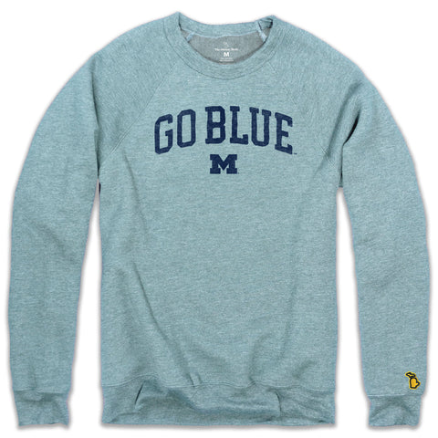 UofM - GO BLUE M FLEECE SWEATSHIRT (UNISEX)