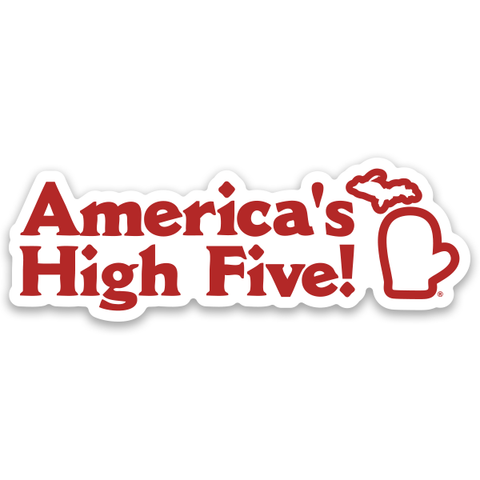 AMERICA'S HIGH FIVE STICKER