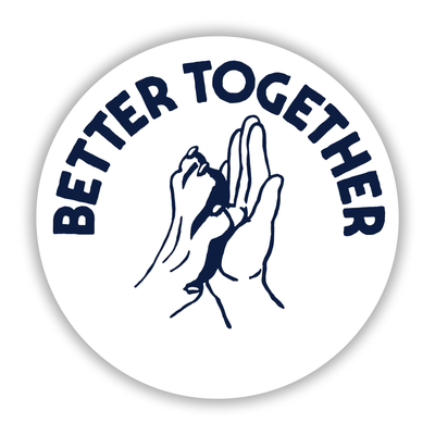 DOGTOPIA - BETTER TOGETHER STICKER