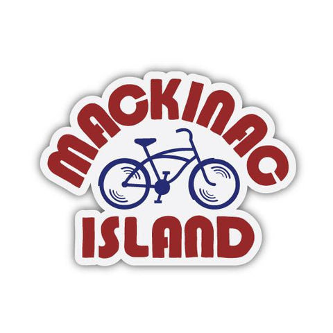MACKINAC ISLAND BIKE STICKER