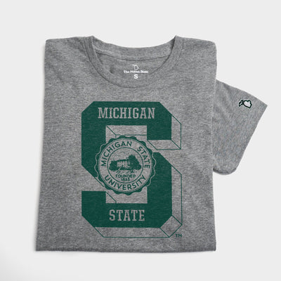 MSU - BLOCK S SEAL (UNISEX)