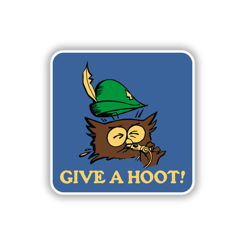 WOODSY THE OWL - WHISTLE STICKER